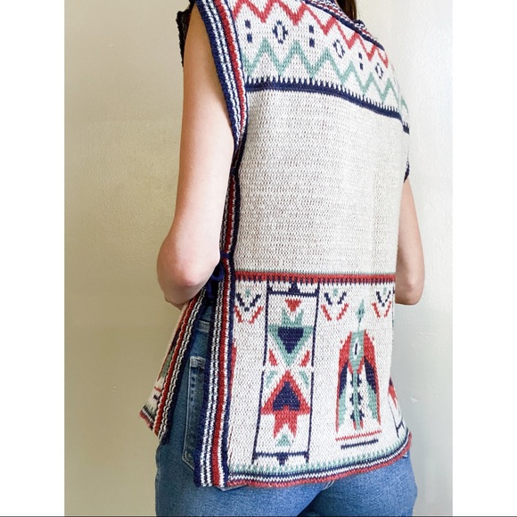 Vintage side tie sweater - Picture 4 of 10